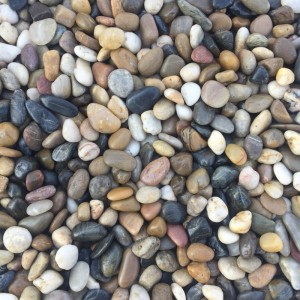 Multicolor pebble stone