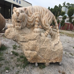 Large-scale stone tiger Stone Carvings and Sculptures Natural Pure handwork Artwork
