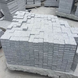 G603 bianco crystal granite paving stone
